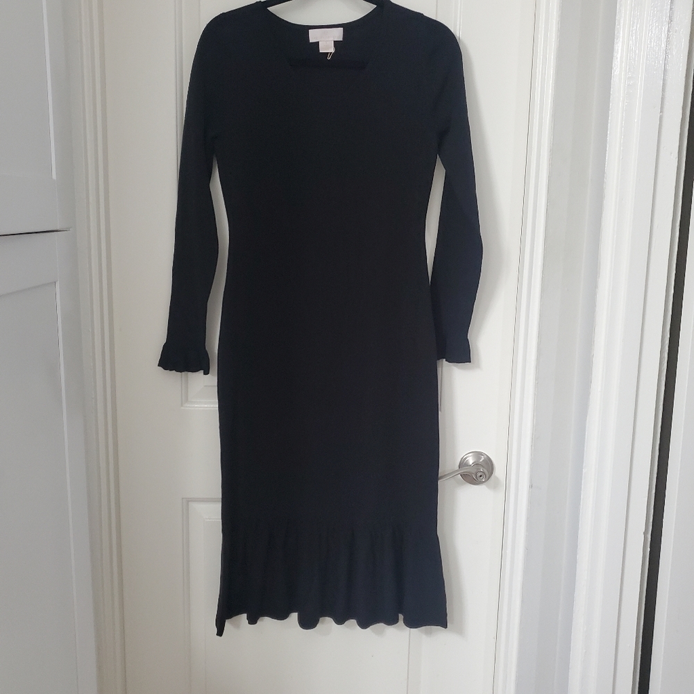 NWOT Rachel Parcell Small Knit Ruffle Dress